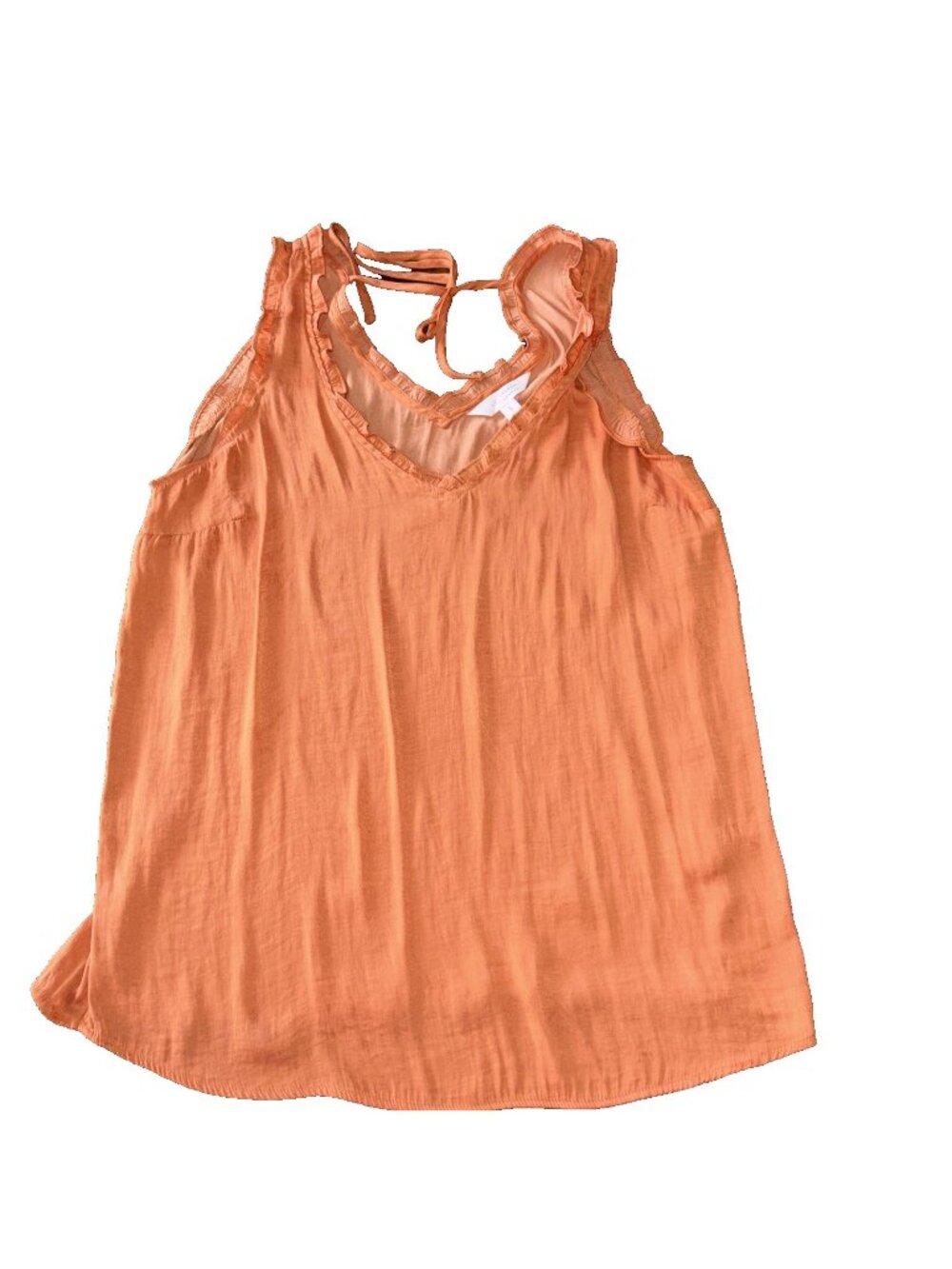 LC Lauren Conrad tank top - Orange Size S-Fits More Like A Medium- See Pics!